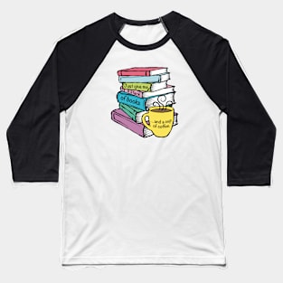 Give Me Books and Coffee Baseball T-Shirt